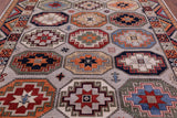 Turkmen Ersari Hand Knotted Wool Rug - 8' 3" X 9' 9" - Golden Nile