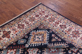 Blue Super Kazak Handmade Wool Rug - 8' 0" X 9' 9" - Golden Nile