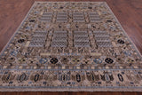 Turkmen Ersari Handmade Wool Rug - 8' 0" X 9' 10" - Golden Nile
