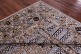 Turkmen Ersari Handmade Wool Rug - 8' 0" X 9' 10" - Golden Nile