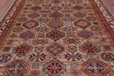 Super Kazak Hand Knotted Wool Rug - 8' 2" X 10' 11" - Golden Nile
