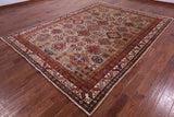 Super Kazak Hand Knotted Wool Rug - 8' 2" X 10' 11" - Golden Nile