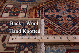Super Kazak Hand Knotted Wool Rug - 8' 2" X 10' 11" - Golden Nile