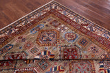 Super Kazak Hand Knotted Wool Rug - 8' 2" X 10' 11" - Golden Nile