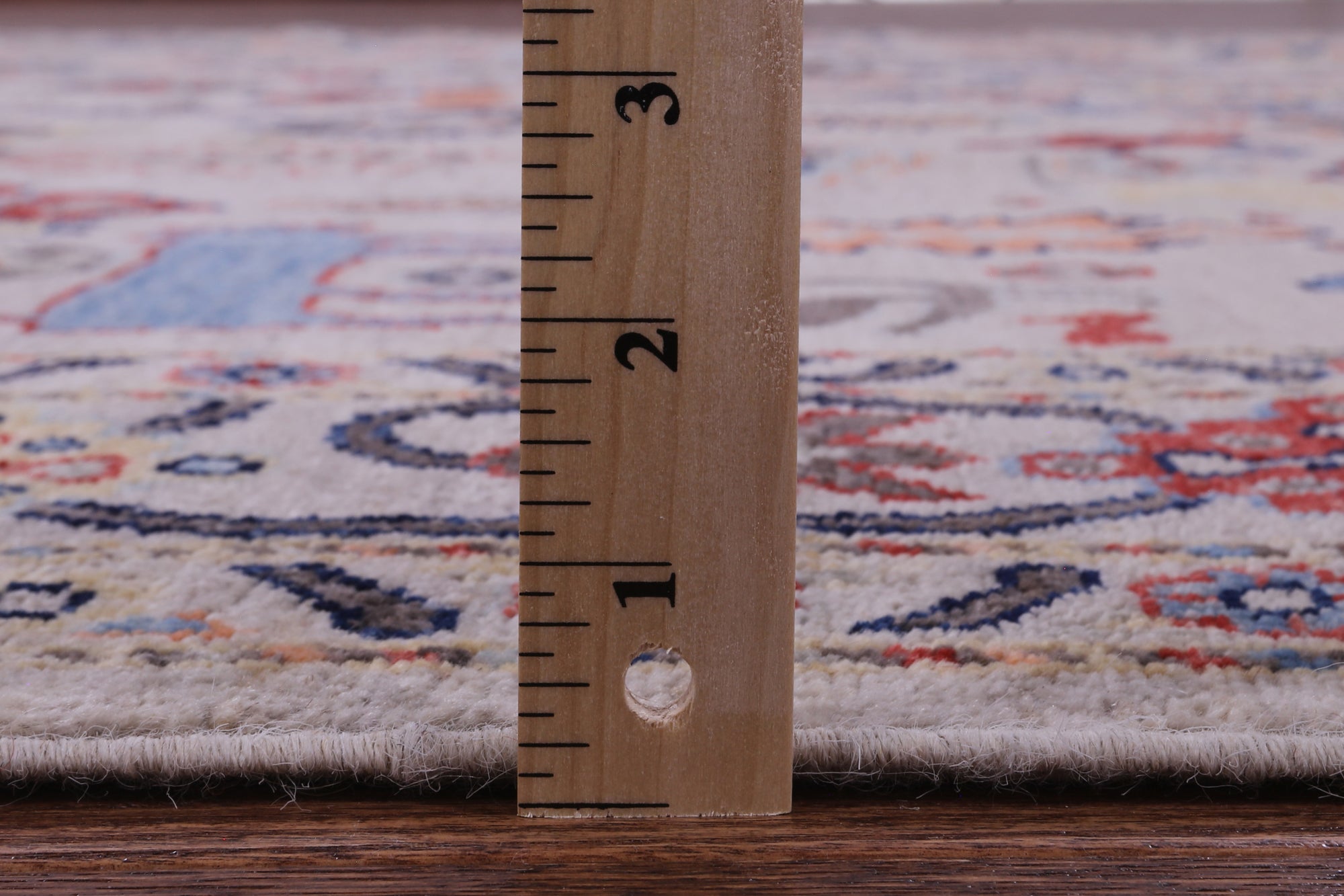 Ivory Persian Fine Serapi Hand Knotted Wool Rug - 7' 9" X 9' 9" - Golden Nile