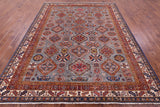 Grey Super Kazak Hand Knotted Wool Rug - 8' 2" X 10' 2" - Golden Nile