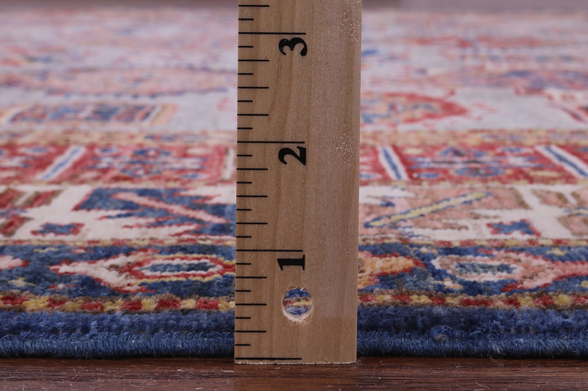 Grey Super Kazak Hand Knotted Wool Rug - 8' 2" X 10' 2" - Golden Nile