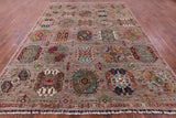 Turkmen Ersari Hand Knotted Wool Rug - 8' 8" X 11' 7" - Golden Nile