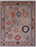 Persian Fine Serapi Handmade Wool Rug - 9' 0" X 11' 8" - Golden Nile