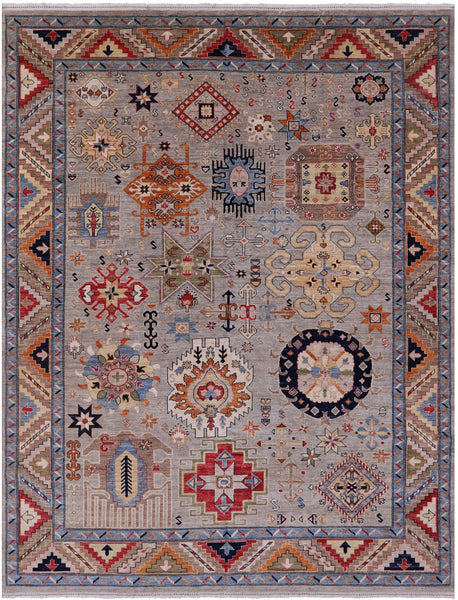 Persian Fine Serapi Handmade Wool Rug - 9' 0" X 11' 8" - Golden Nile