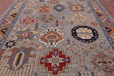 Persian Fine Serapi Handmade Wool Rug - 9' 0" X 11' 8" - Golden Nile