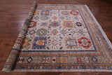 Turkmen Ersari Hand Knotted Wool Rug - 9' 1" X 11' 9" - Golden Nile