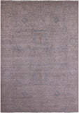 Ivory Turkish Oushak Hand Knotted Wool Rug - 9' 6" X 13' 7" - Golden Nile