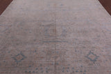 Ivory Turkish Oushak Hand Knotted Wool Rug - 9' 6" X 13' 7" - Golden Nile