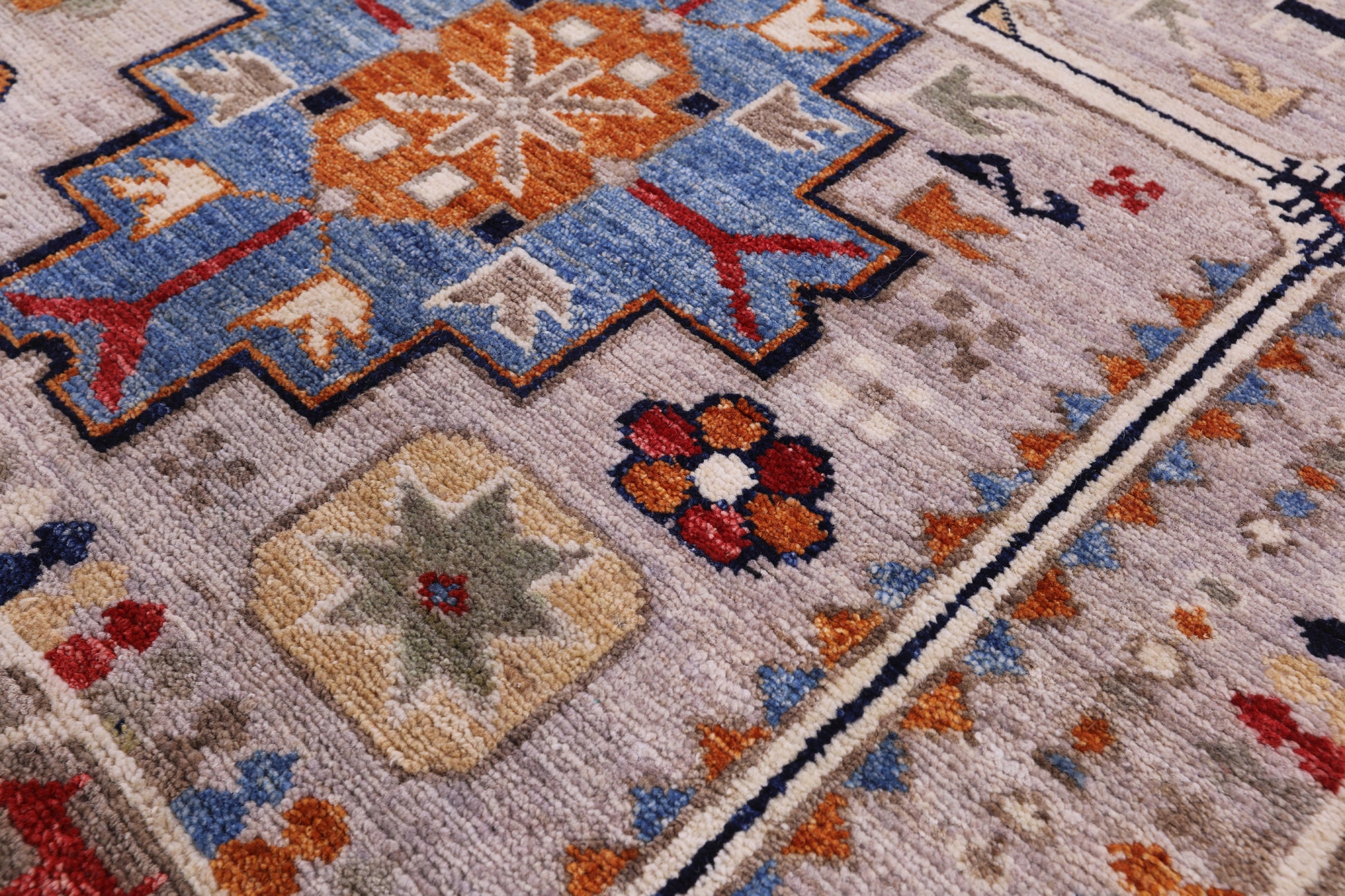 Persian Fine Serapi Hand Knotted Wool Rug - 6' 0" X 8' 8" - Golden Nile