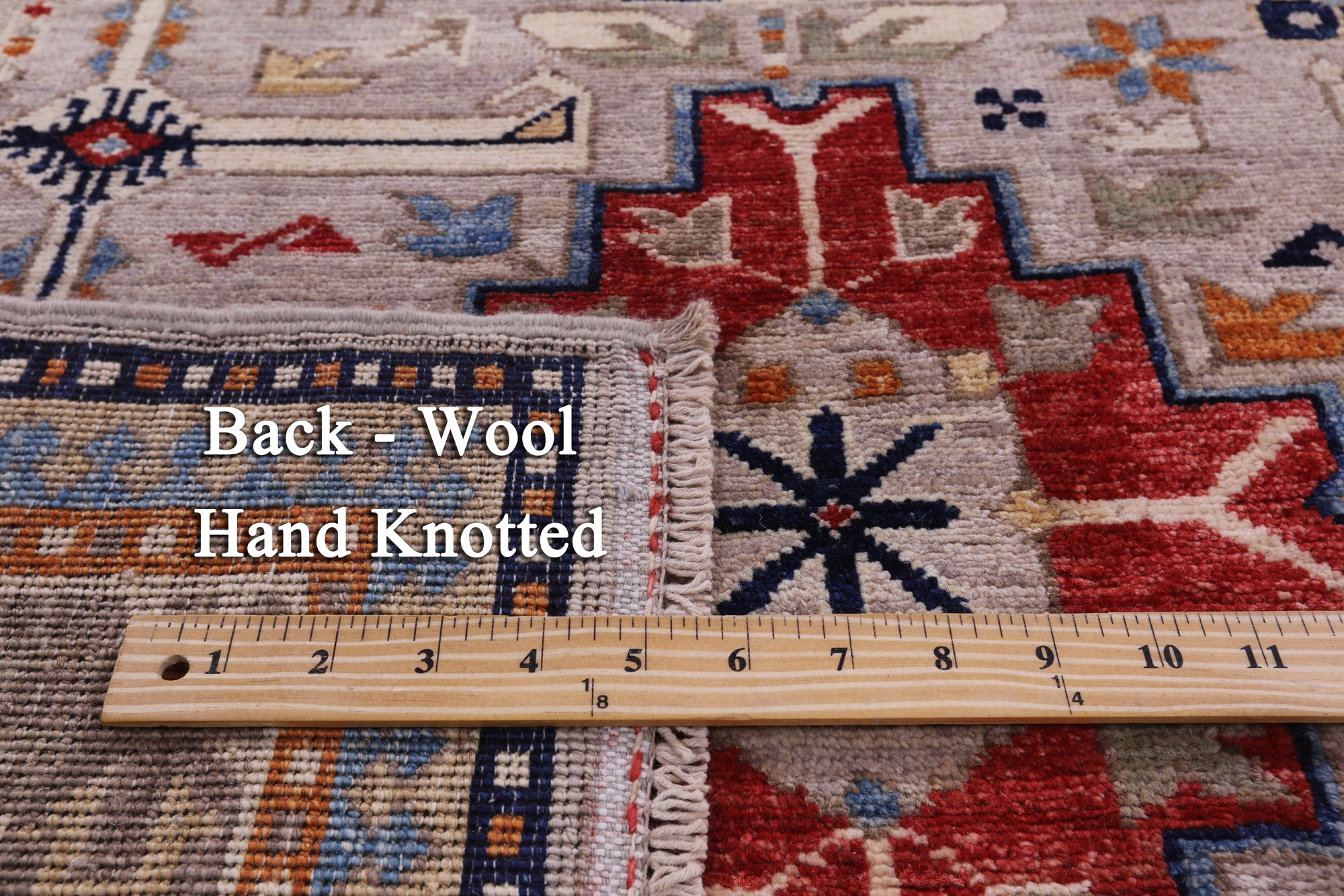 Persian Fine Serapi Hand Knotted Wool Rug - 6' 0" X 8' 8" - Golden Nile