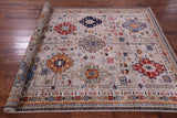 Persian Fine Serapi Hand Knotted Wool Rug - 6' 0" X 8' 8" - Golden Nile