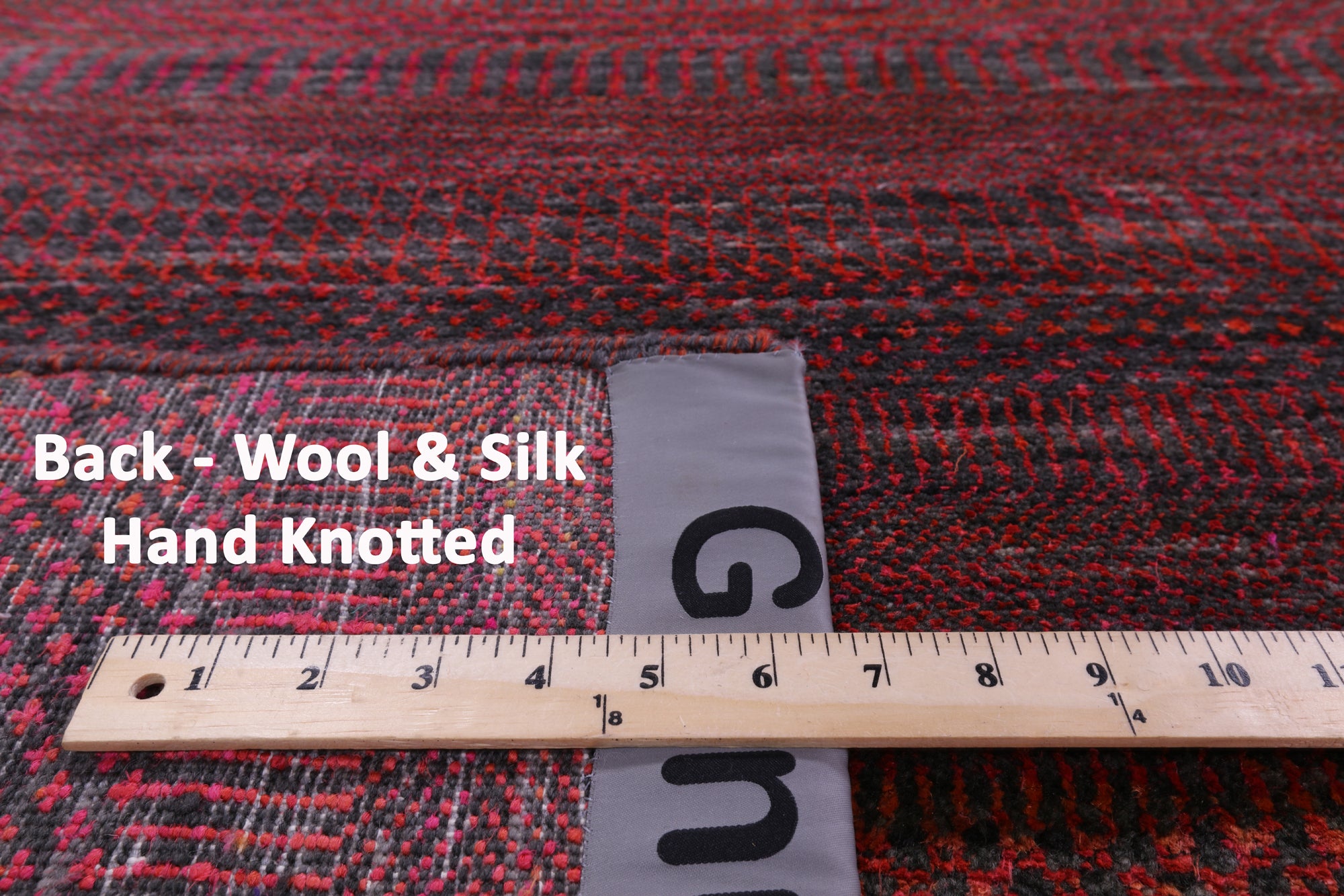 Savannah Grass Hand Knotted Wool & Silk Rug - 8' 9" X 12' 1" - Golden Nile