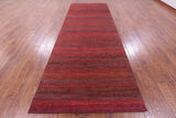 Savannah Grass Handmade Wool & Silk Rug - 5' 1" X 13' 10" - Golden Nile