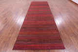 Savannah Grass Handmade Wool & Silk Rug - 5' 1" X 13' 10" - Golden Nile