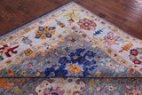 Grey Turkish Oushak Hand Knotted Wool Rug - 12' 1" X 14' 9" - Golden Nile
