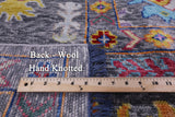 Grey Turkish Oushak Hand Knotted Wool Rug - 10' 0" X 13' 6" - Golden Nile