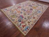 Turkish Oushak Hand Knotted Wool Rug - 10' 3" X 13' 11" - Golden Nile