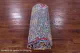 Grey Turkish Oushak Hand Knotted Wool Rug - 10' 2" X 13' 6" - Golden Nile