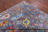 Grey Turkish Oushak Hand Knotted Wool Rug - 10' 2" X 13' 6" - Golden Nile