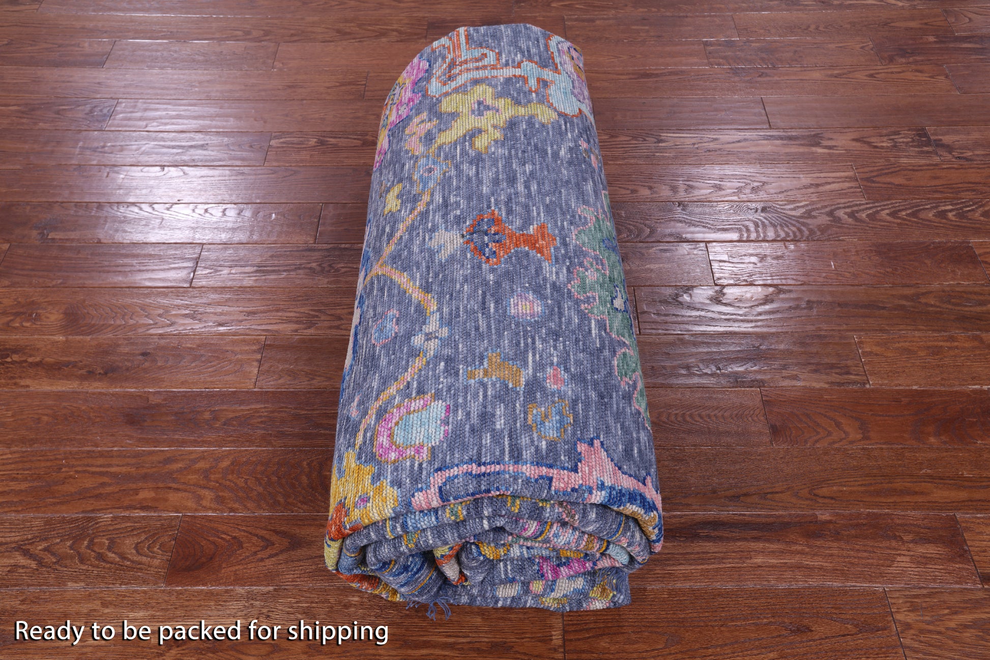 Grey Turkish Oushak Hand Knotted Wool Rug - 10' 3" X 13' 11" - Golden Nile