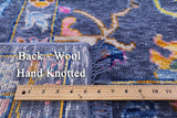 Grey Turkish Oushak Hand Knotted Wool Rug - 10' 3" X 13' 11" - Golden Nile