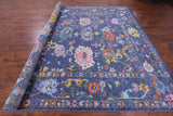 Grey Turkish Oushak Hand Knotted Wool Rug - 10' 3" X 13' 11" - Golden Nile