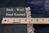 Green William Morris Handmade Wool Area Rug - 6' 2" X 9' 2" - Golden Nile
