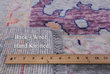 Grey Turkish Oushak Hand Knotted Wool Rug - 10' 1" X 13' 6" - Golden Nile