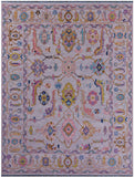 Grey Turkish Oushak Hand Knotted Wool Rug - 10' 2" X 13' 6" - Golden Nile