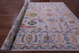 Grey Turkish Oushak Hand Knotted Wool Rug - 10' 2" X 13' 6" - Golden Nile