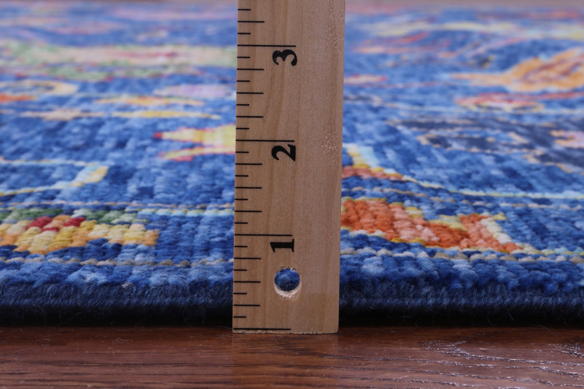 Blue Turkish Oushak Hand Knotted Wool Rug - 9' 11" X 13' 11" - Golden Nile