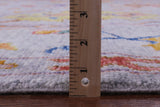 Grey Turkish Oushak Hand Knotted Wool Rug - 10' 0" X 13' 9" - Golden Nile