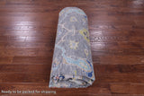Grey Turkish Oushak Hand Knotted Wool Rug - 10' 2" X 14' 1" - Golden Nile