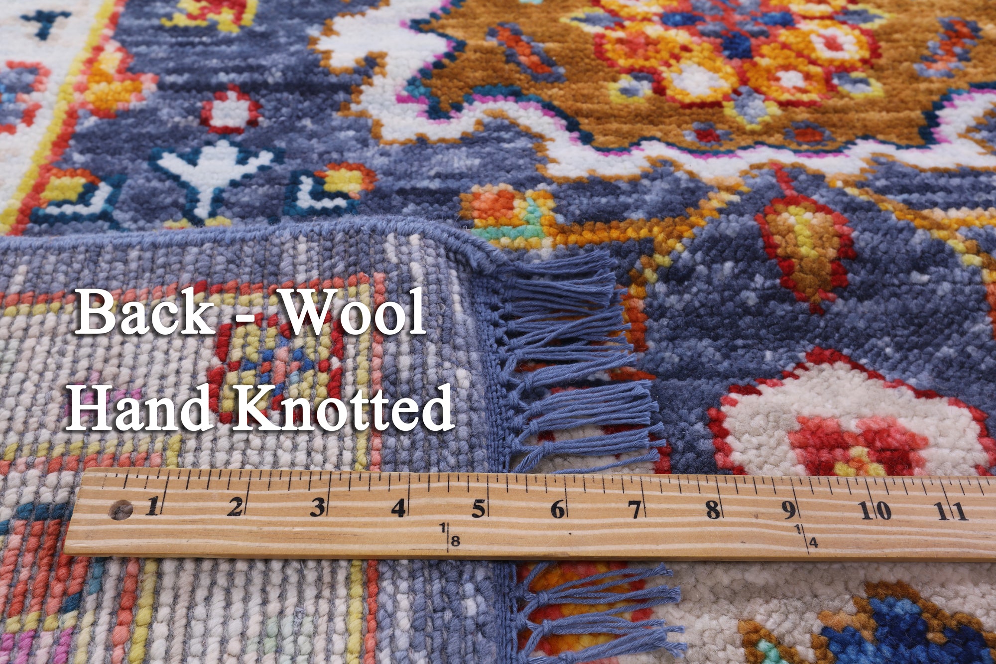 Grey Turkish Oushak Hand Knotted Wool Rug - 9' 0" X 12' 0" - Golden Nile