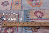 Light Blue Turkish Oushak Hand Knotted Wool Rug - 9' 3" X 11' 10" - Golden Nile