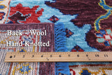 Turkish Oushak Handmade Wool Rug - 9' 3" X 12' 2" - Golden Nile