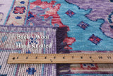Purple Turkish Oushak Handmade Wool Rug - 9' 3" X 12' 0" - Golden Nile