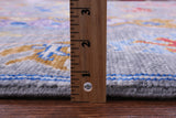 Grey Turkish Oushak Hand Knotted Wool Rug - 8' 3" X 9' 7" - Golden Nile