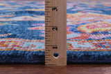 Blue Turkish Oushak Handmade Wool Rug - 8' 2" X 9' 11" - Golden Nile