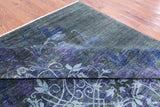 Green William Morris Handmade Wool Area Rug - 9' 3" X 12' 10" - Golden Nile