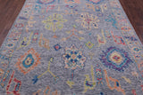 Grey Turkish Oushak Hand Knotted Wool Rug - 6' 2" X 9' 0" - Golden Nile