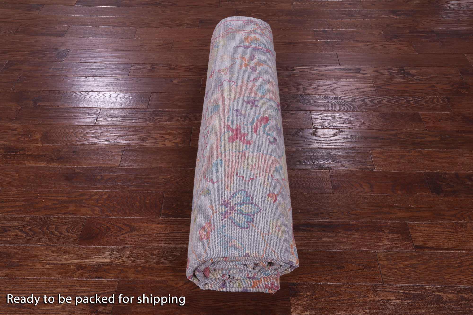 Grey Turkish Oushak Hand Knotted Wool Rug - 9' 1" X 11' 10" - Golden Nile