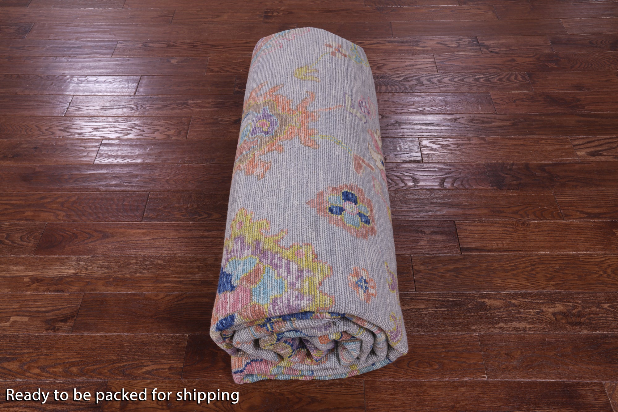 Grey Turkish Oushak Hand Knotted Wool Rug - 10' 2" X 13' 11" - Golden Nile