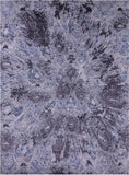 Contemporary Hand Knotted Wool & Silk Rug - 8' 11" X 12' 1" - Golden Nile